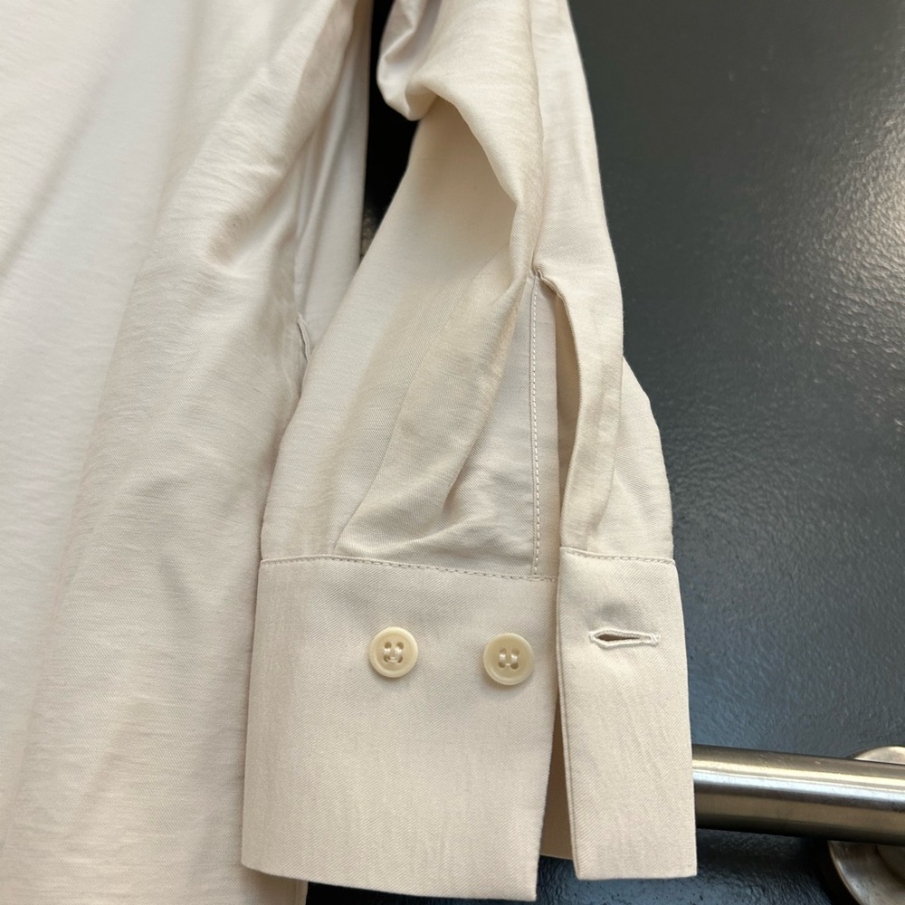 Filippa K “Isobel” NWOT size 34 (4 US) dress shirt in ivory/cream oversized - Picture 8 of 16
